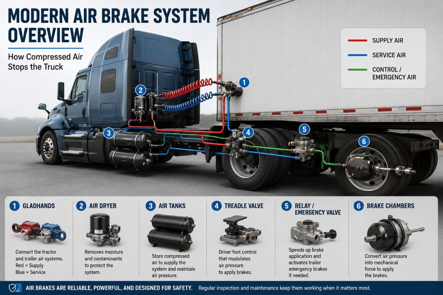 Air Brake Systems Explained - Truck Equipment Atlas