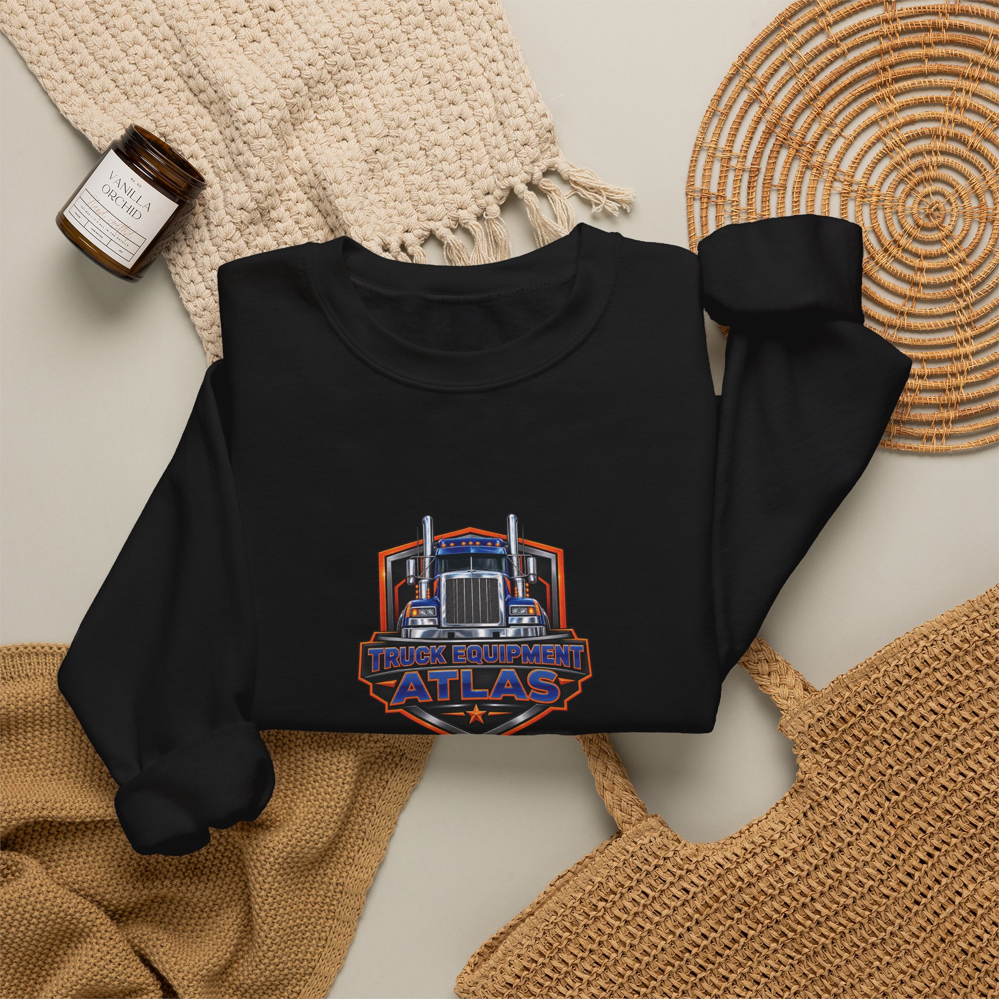 Truck Equipment Atlas Classic Logo Crewneck - Image 4